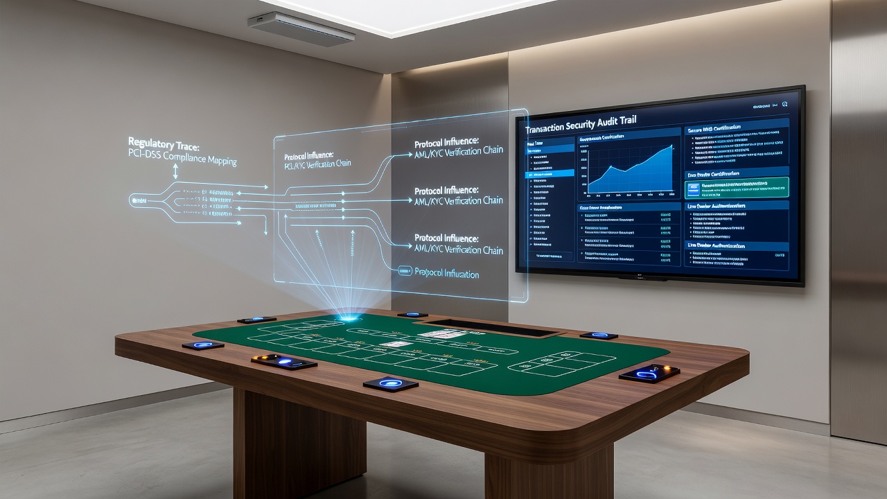 Secure transaction flow diagram for live table games on portable devices